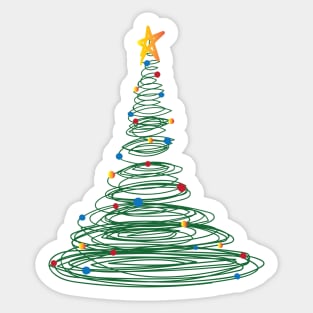 Christmas tree Sticker